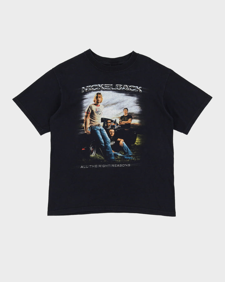 2007 Nickelback "All The Right Reasons" World Tour Black T-shirt - L