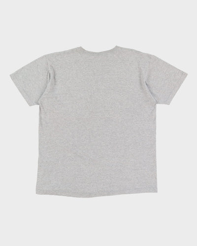 Vintage 90s Ralph Lauren Polo Jeans Co. Grey Oversized T-Shirt - M
