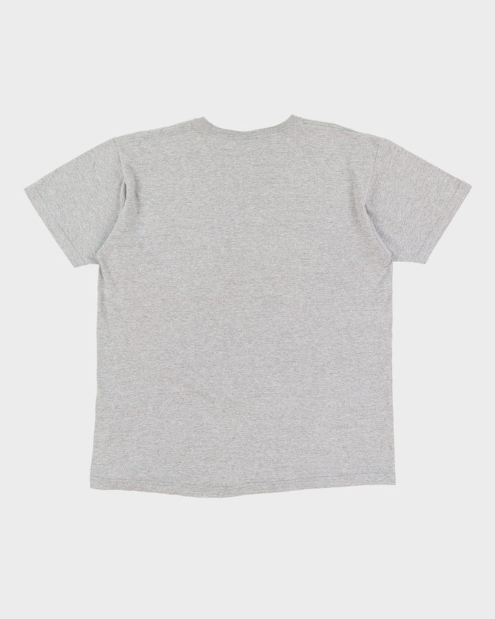 Vintage 90s Ralph Lauren Polo Jeans Co. Grey Oversized T-Shirt - M