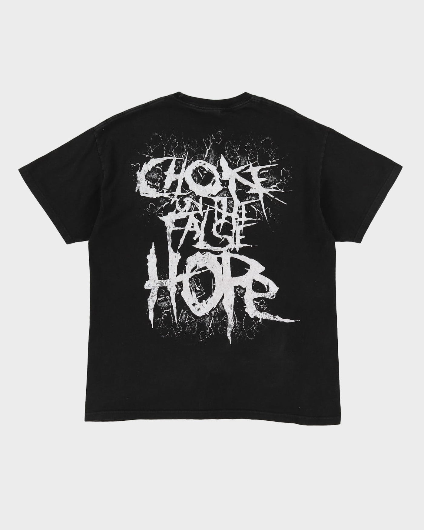 Whitechapel Choke On False Hope Black Graphic Metal Band T-Shirt - L