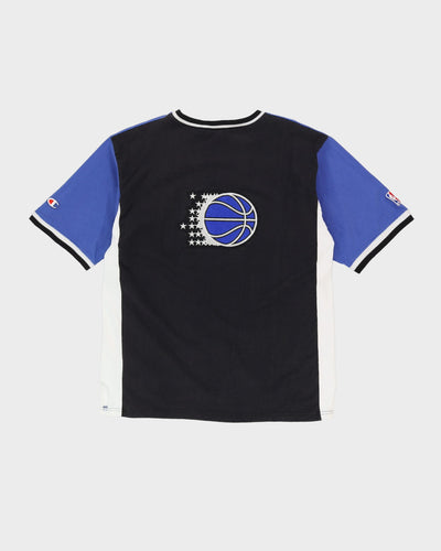 Vintage 90s Orlando Magic Champion Blue Warm Up T-Shirt - L