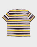 Guess Yellow / Brown Classic Stripe Design T-Shirt - XL