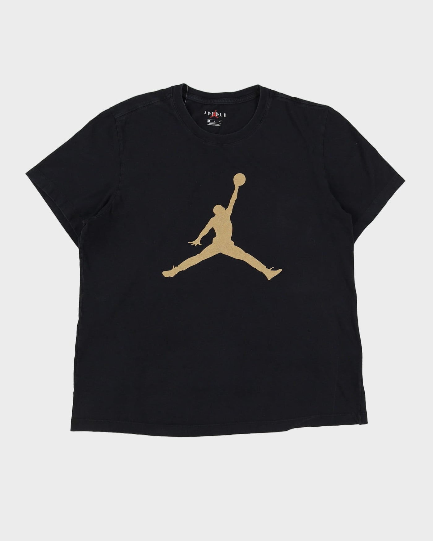 Jordan Jumpman Black Graphic T-Shirt - L