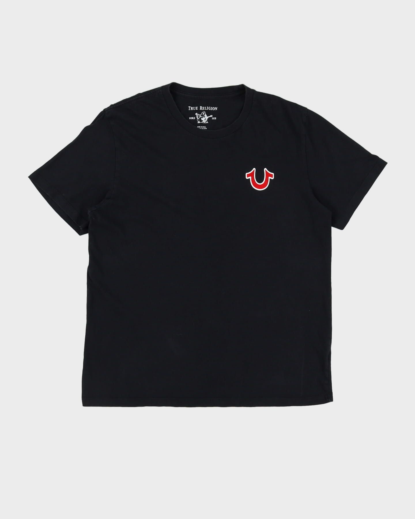 True Religion Guitar Graphic Black T-Shirt - L