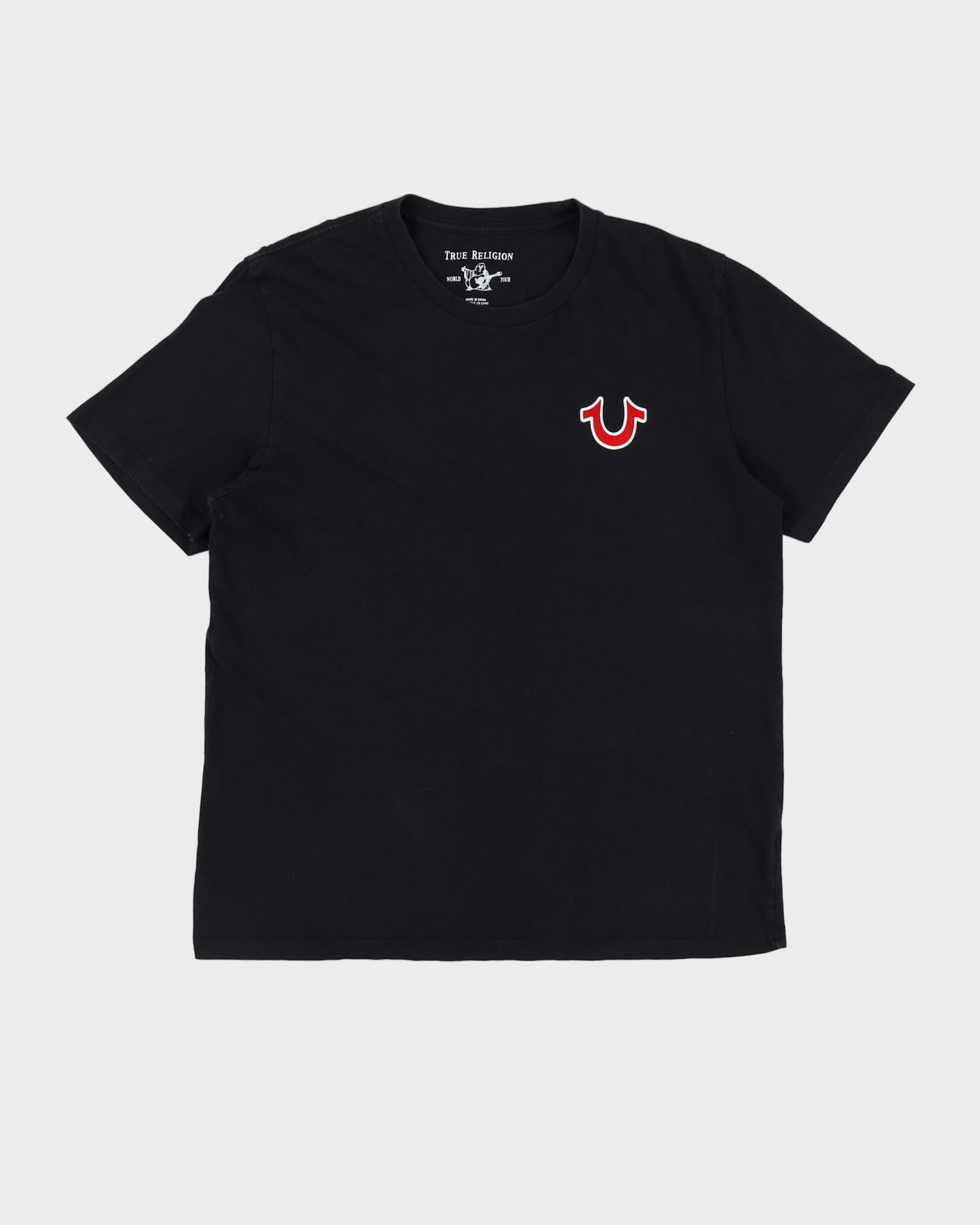 True Religion Guitar Graphic Black T-Shirt - L