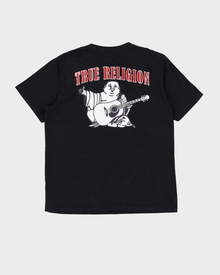 True Religion Guitar Graphic Black T-Shirt - L