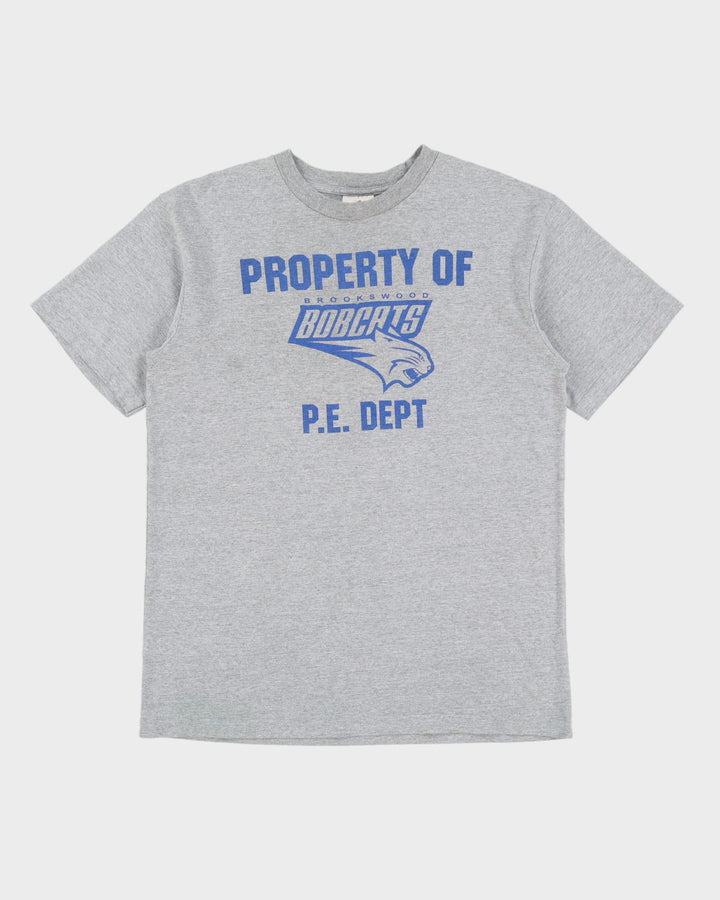00sAdidas NBA Bobcats Grey Graphic T-Shirt - L