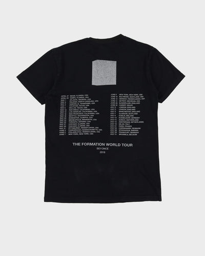 Beyonce The Formation World Tour Black Graphic Band T-Shirt - S