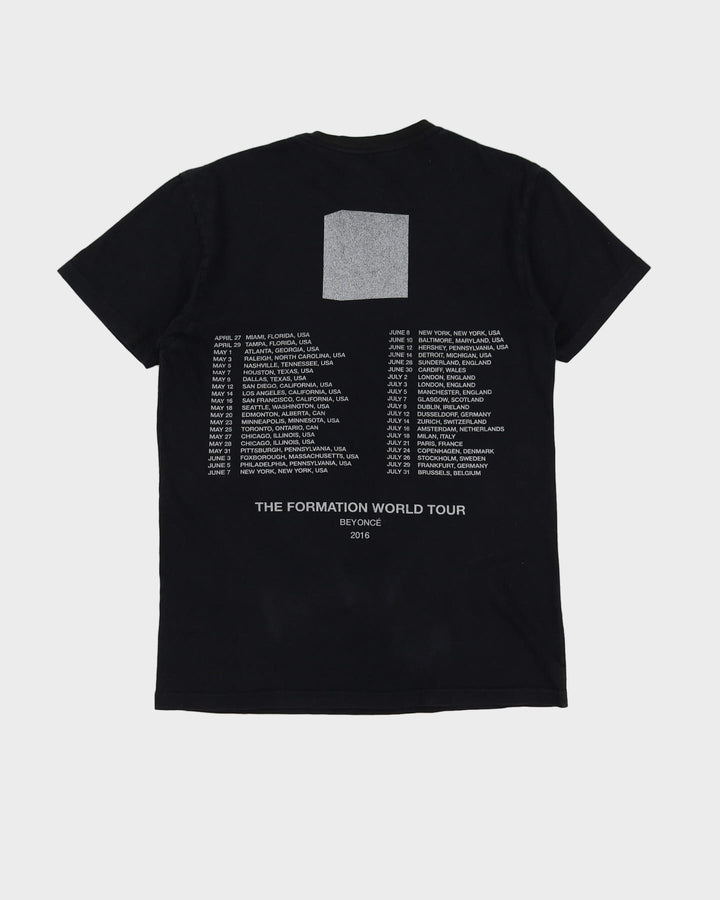 Beyonce The Formation World Tour Black Graphic Band T-Shirt - S