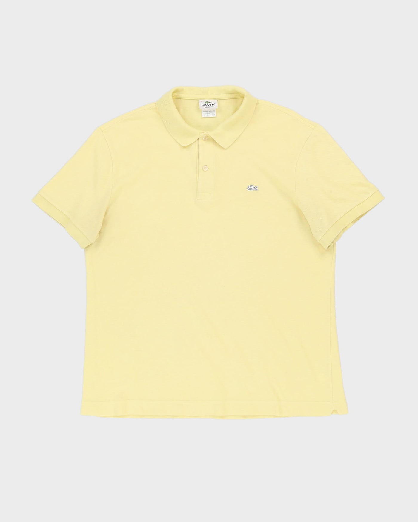 Lacoste Yellow Polo Shirt - L