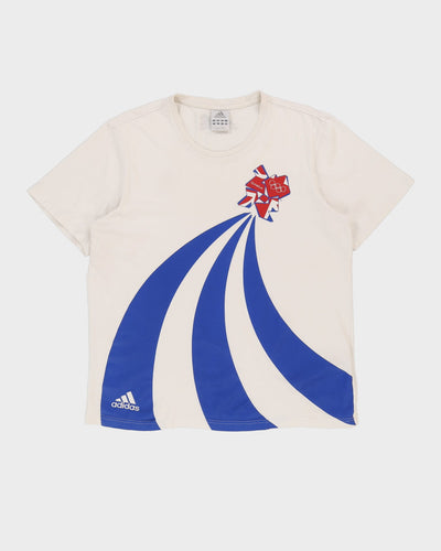 London 2012 Olympics Adidas White Graphic T-Shirt - L