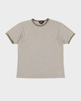 RRL Ralph Lauren Grey Ringer T-Shirt - L / XL