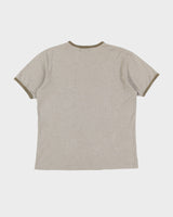 RRL Ralph Lauren Grey Ringer T-Shirt - L / XL