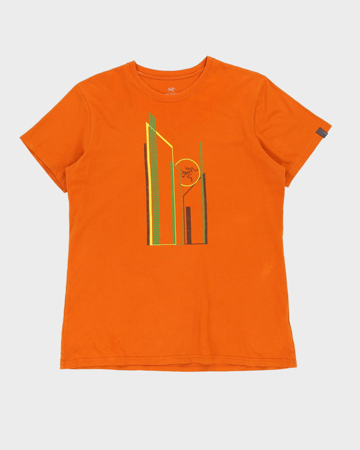 Arc'Teryx Orange Graphic T-Shirt - L
