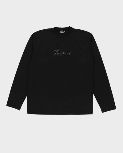 Versace Black Long Sleeve T-Shirt - L