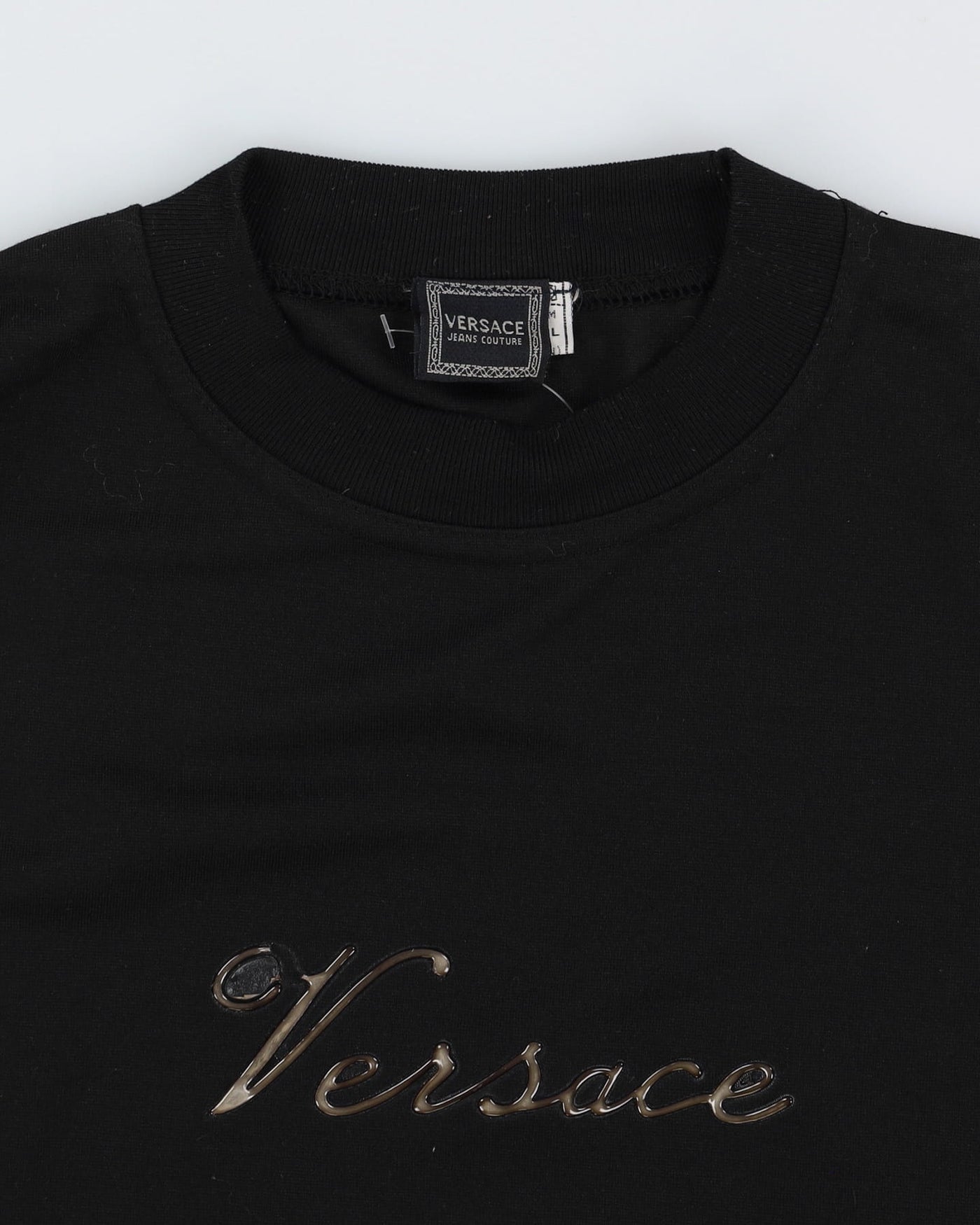 Versace Black Long Sleeve T-Shirt - L