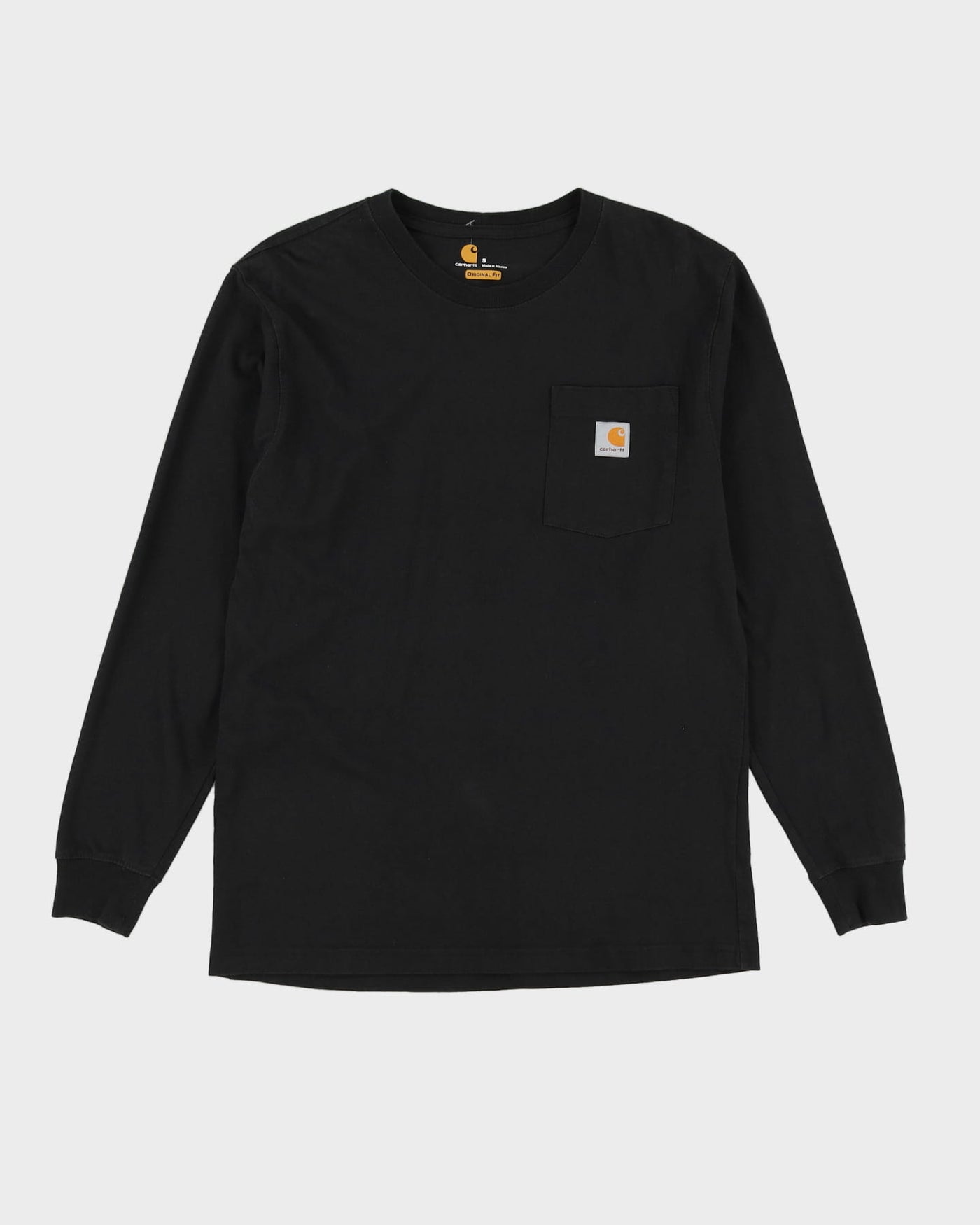 Carhartt Black Long Sleeve Oversized T-Shirt - S