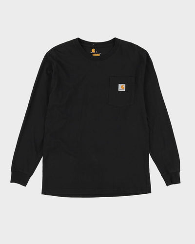 Carhartt Black Long Sleeve Oversized T-Shirt - S