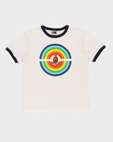 BAPE White Graphic Ringer T-Shirt - L