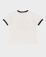 BAPE White Graphic Ringer T-Shirt - L