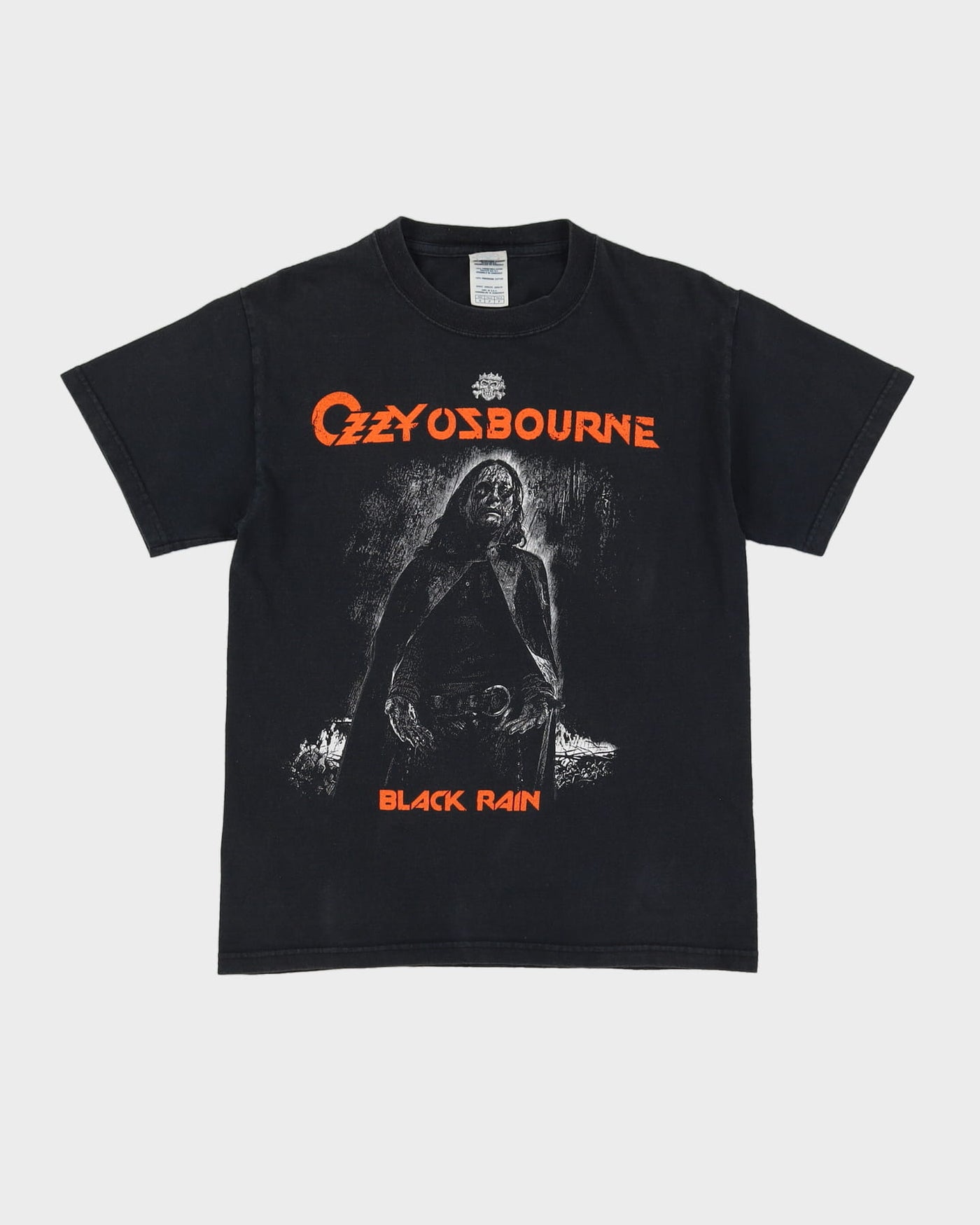 2007-08 Ozzy Osbourne Black Graphic Band Tour T-Shirt - S