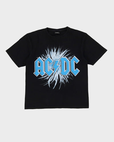 00s ACDC Black Graphic Band T-Shirt - S