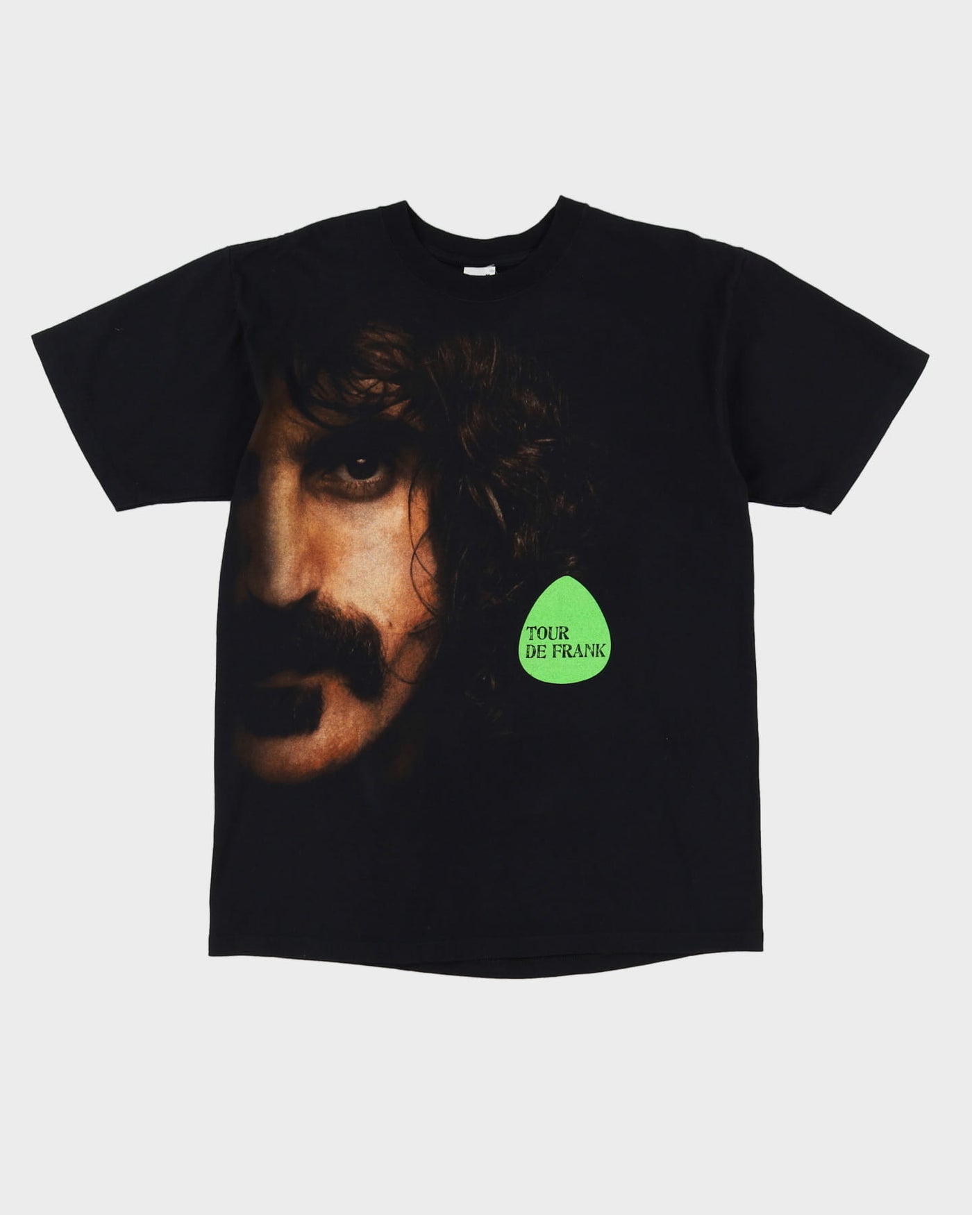 Tour De Frank Black Graphic Frank Zappa Band T-Shirt - L