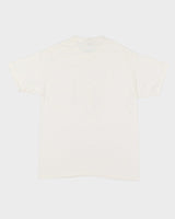 Vintage Floral Print White Graphic T-Shirt - M / L
