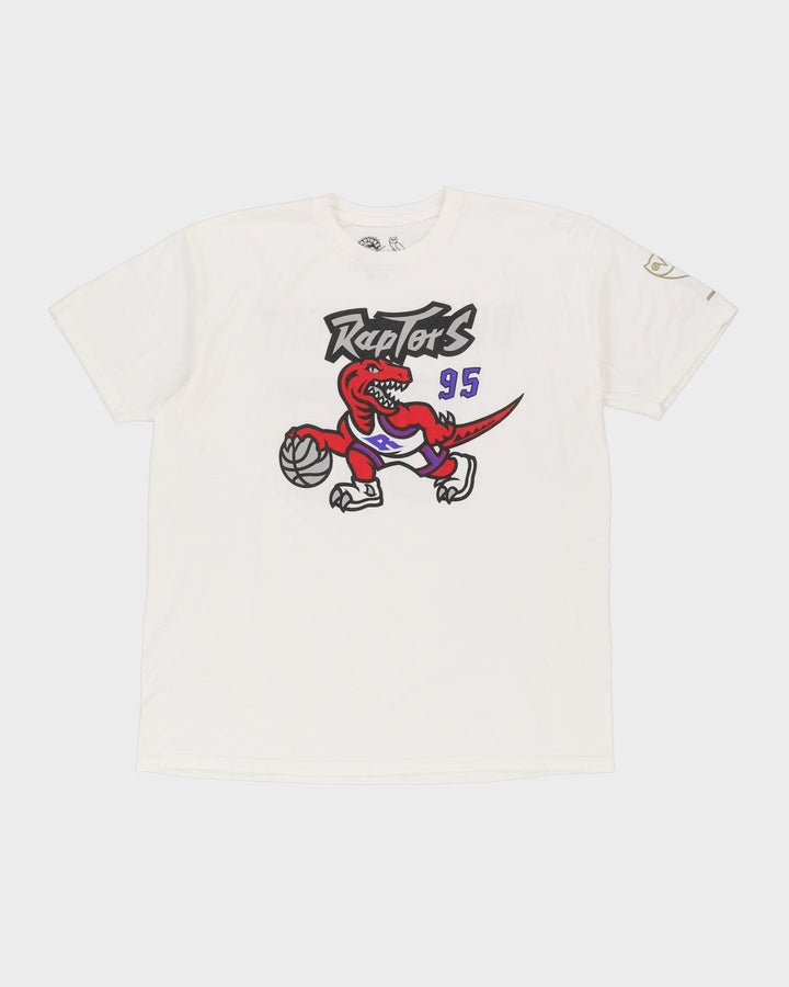 Drake Night OVO X Toronto Raptors 95 White Graphic T-Shirt - XL
