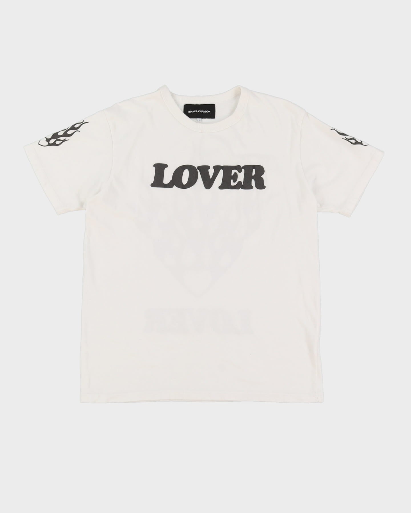 Bianca Chandon White 'Lover' T-Shirt - M