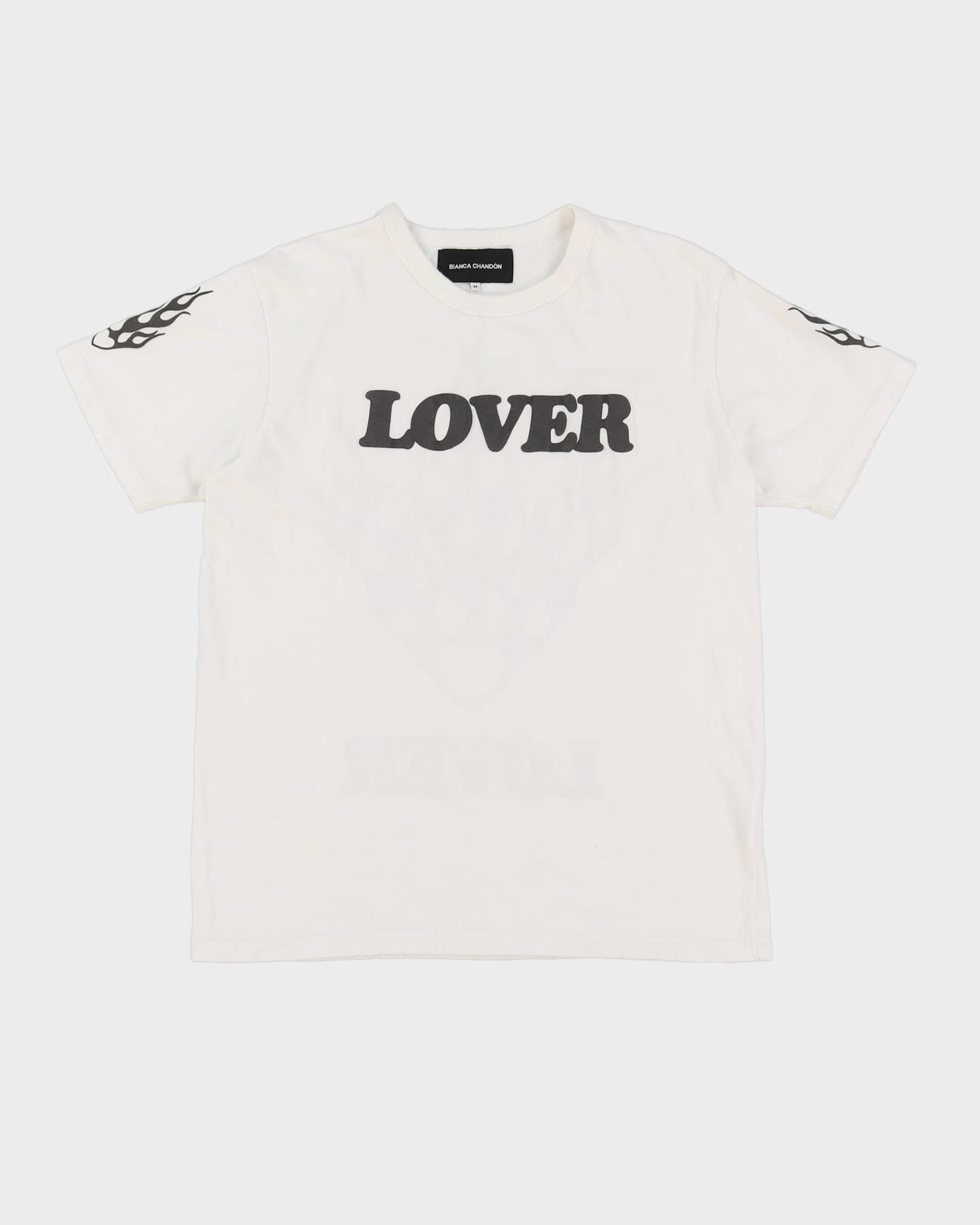 Bianca Chandon White 'Lover' T-Shirt - M