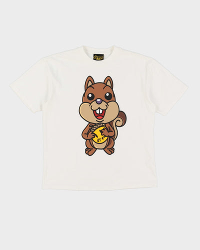 Drew House Justin Bieber White Chipmunk Graphic T-Shirt - M