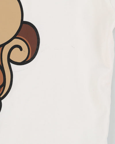 Drew House Justin Bieber White Chipmunk Graphic T-Shirt - M