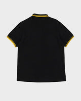 Fred Perry Black / Yellow Slim Fit Polo Shirt - L