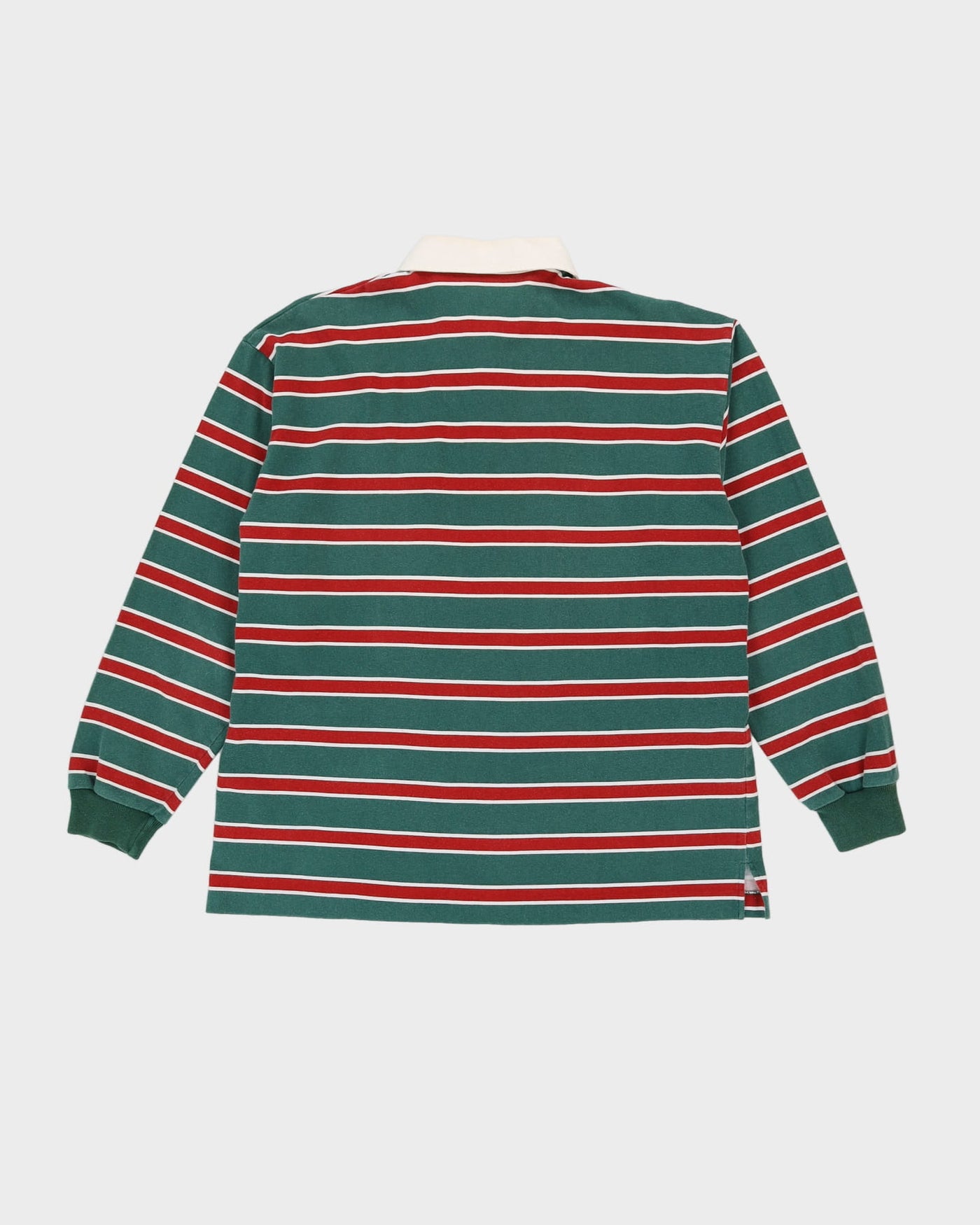 90s United Colours Benetton Green Rugby Shirt - L