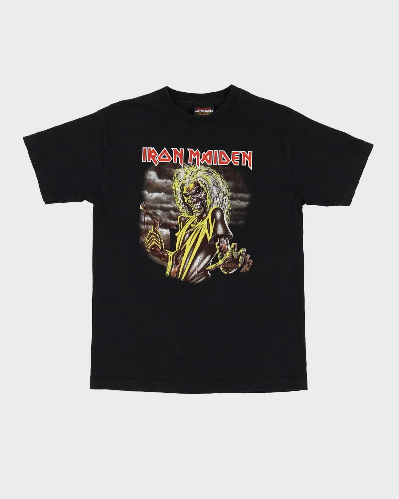 00s Iron Maiden Black Band Graphic T-Shirt - S