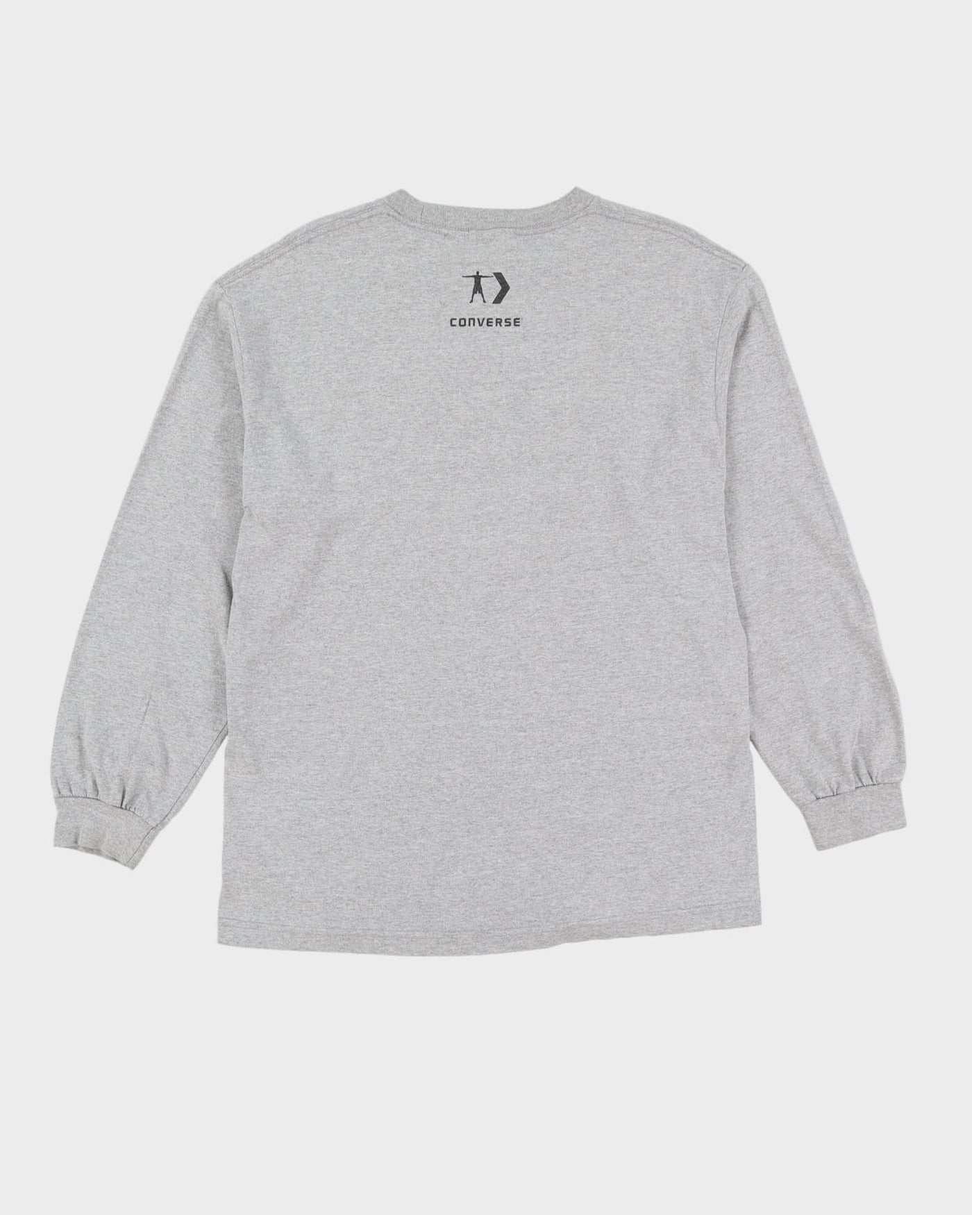 00s Dwayne Wade Converse Grey Long Sleeve T-Shirt - M