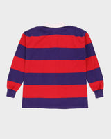 Vintage 90s LL Bean Striped Polo Shirt - L