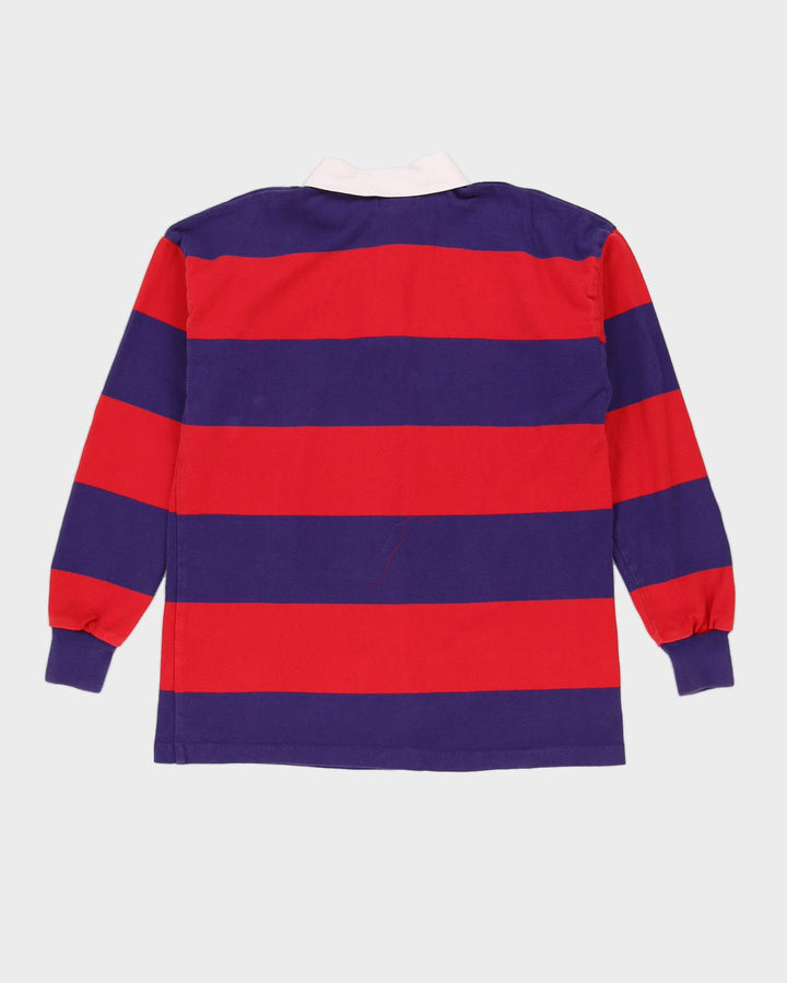 Vintage 90s LL Bean Striped Polo Shirt - L