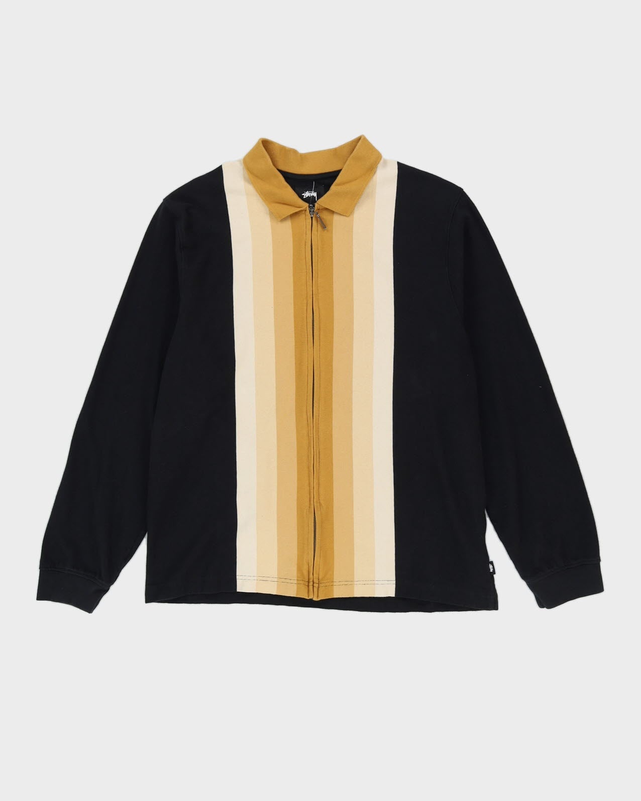 Stussy Preston Full-Zip Polo Shirt - XL