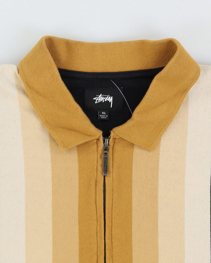 Stussy Preston Full-Zip Polo Shirt - XL