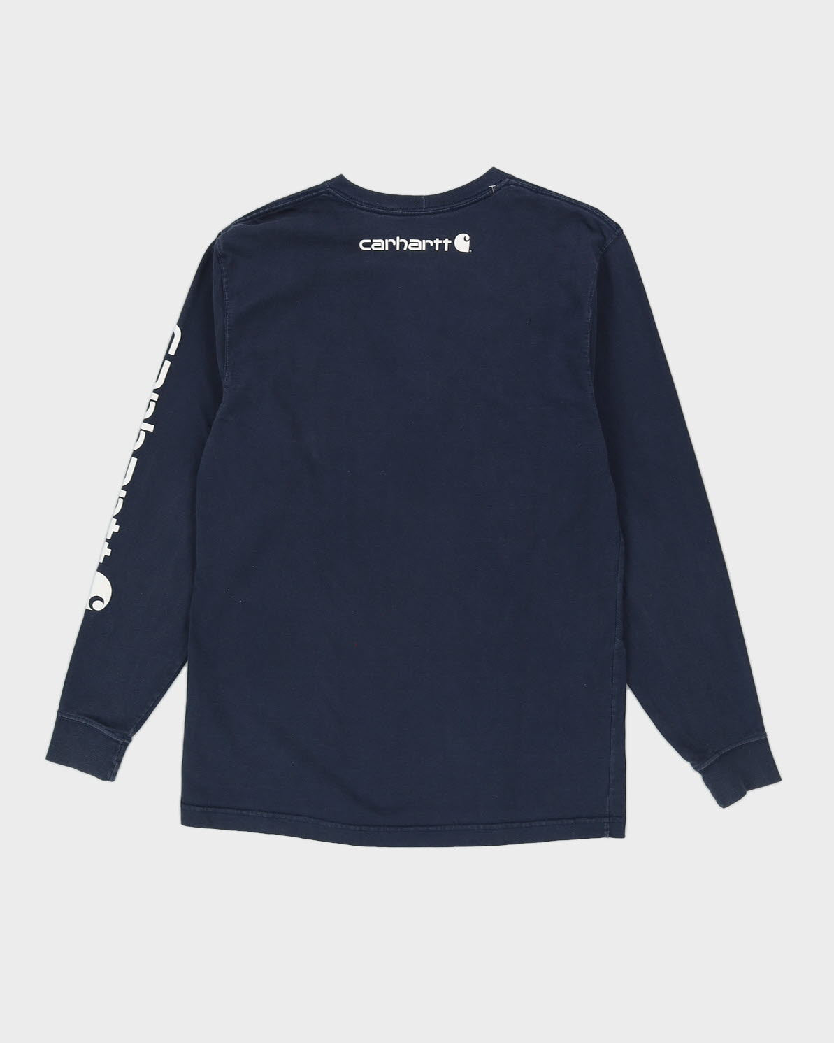Carhartt Blue Long Sleeved T-Shirt - S