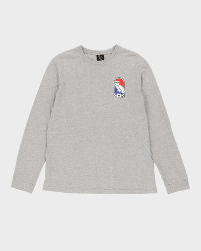 OVO Octobers Very Own Grey Long Sleeved T-Shirt - L
