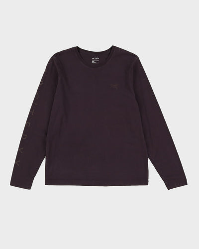 Arc'teryx Purple Long Sleeved T-Shirt - M