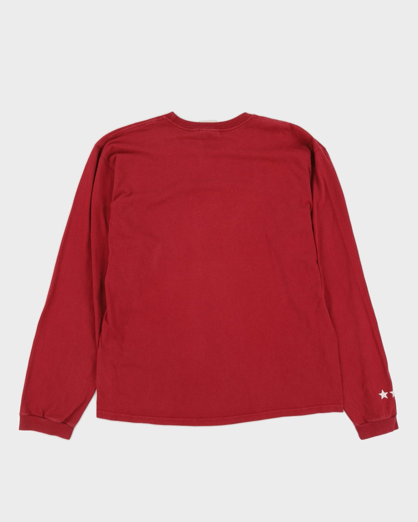 Y2K 00s Nike Burgundy Long Sleeved T-Shirt - M