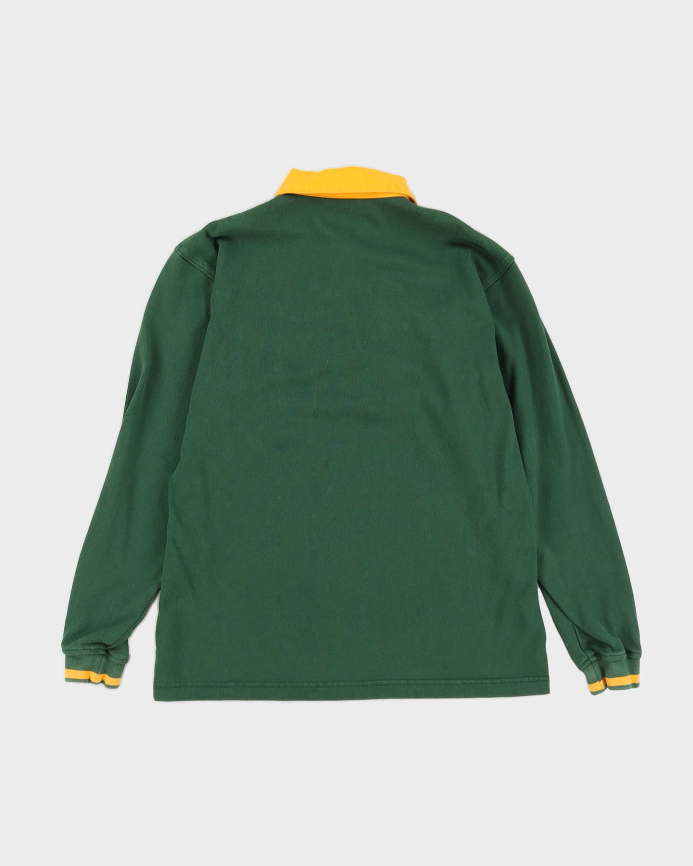 Vintage 1997-99 South Africa Rugby Union Green Polo Shirt - M