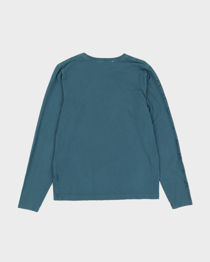 Arc'teryx Blue Sleeve Detailed Long Sleeved T-Shirt - S