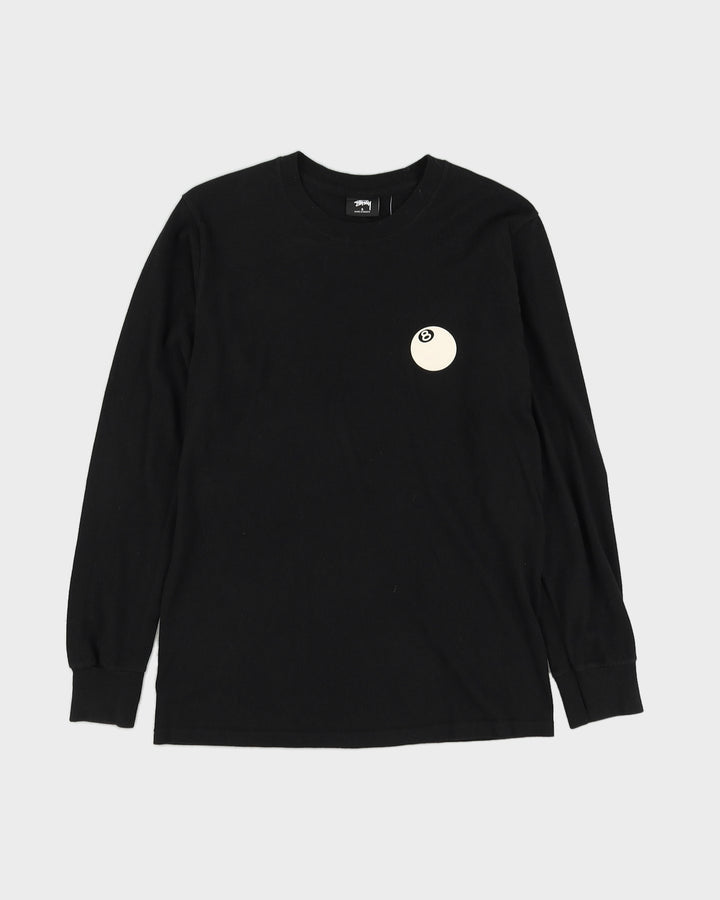 Stussy 8 Ball Corp. Black Long Sleeved T-Shirt - S