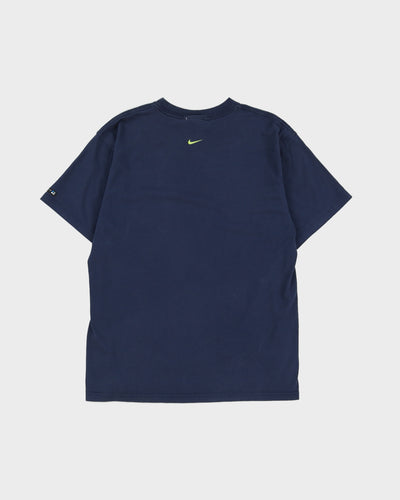 Vintage 90s Nike Shox Blue T-Shirt - M