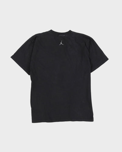 00s Jordan Nike Black T- Shirt With Graphic - L